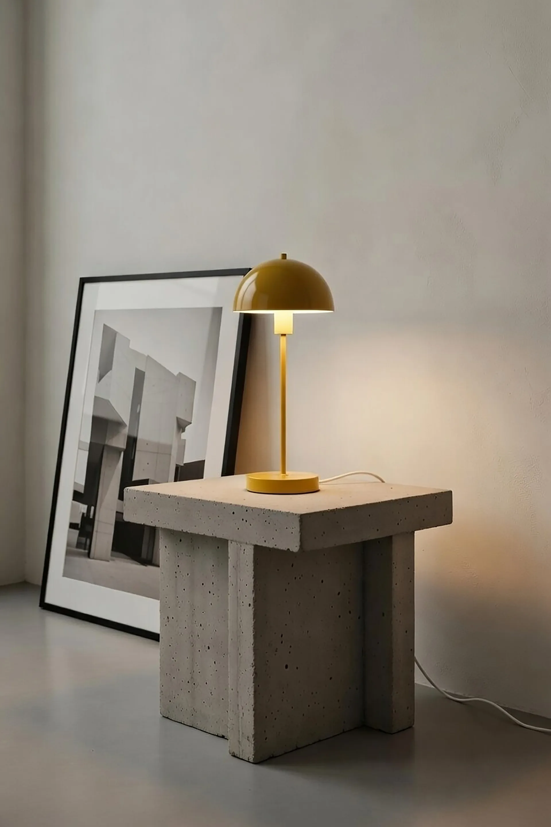 Lampe de table Vienda, Mango yellow Herstal