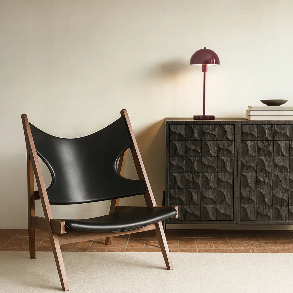 Lampe de table Vienda, Rouge Valentin Herstal