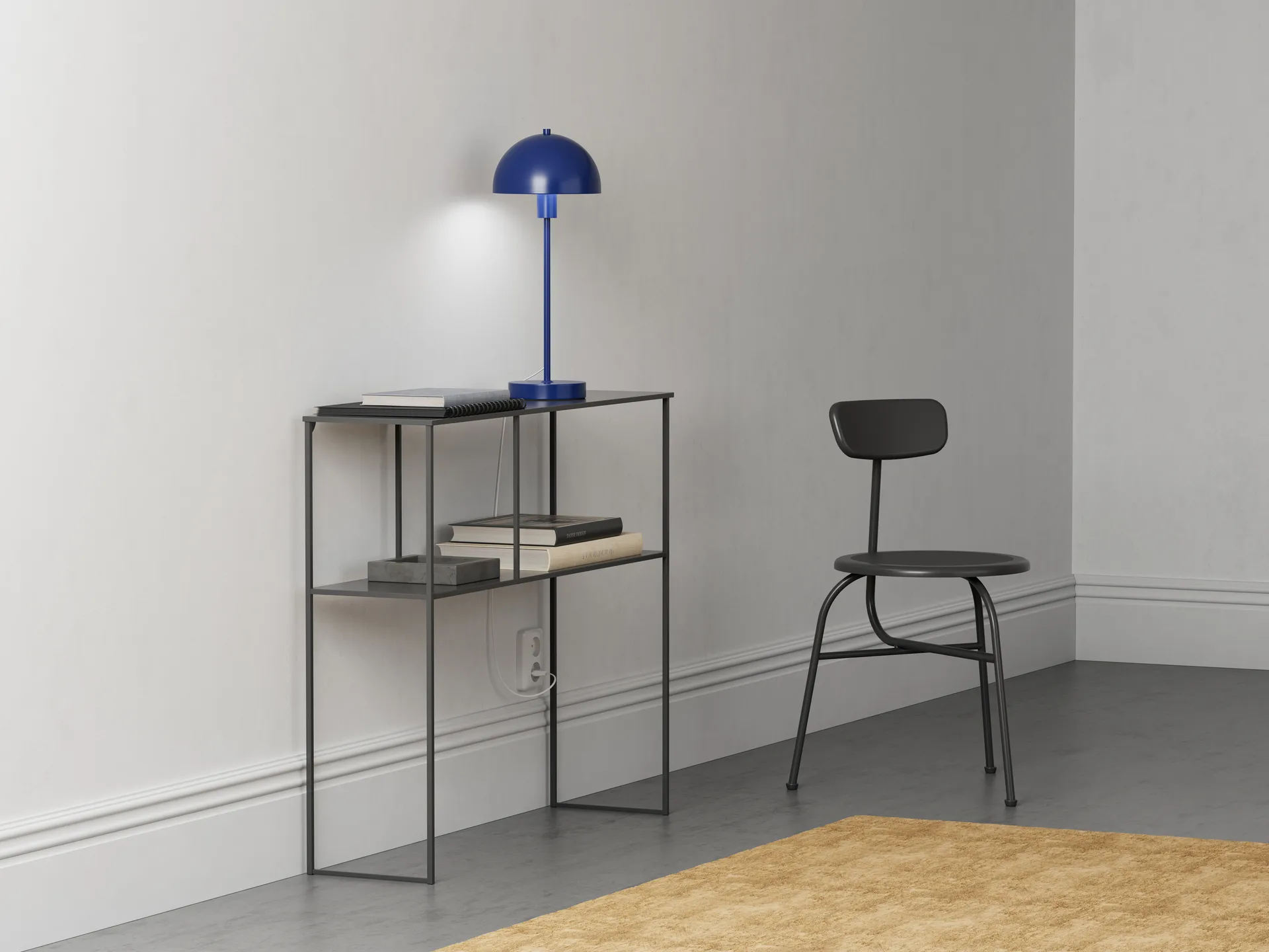 Lampe de table Vienda, Royal blue Herstal