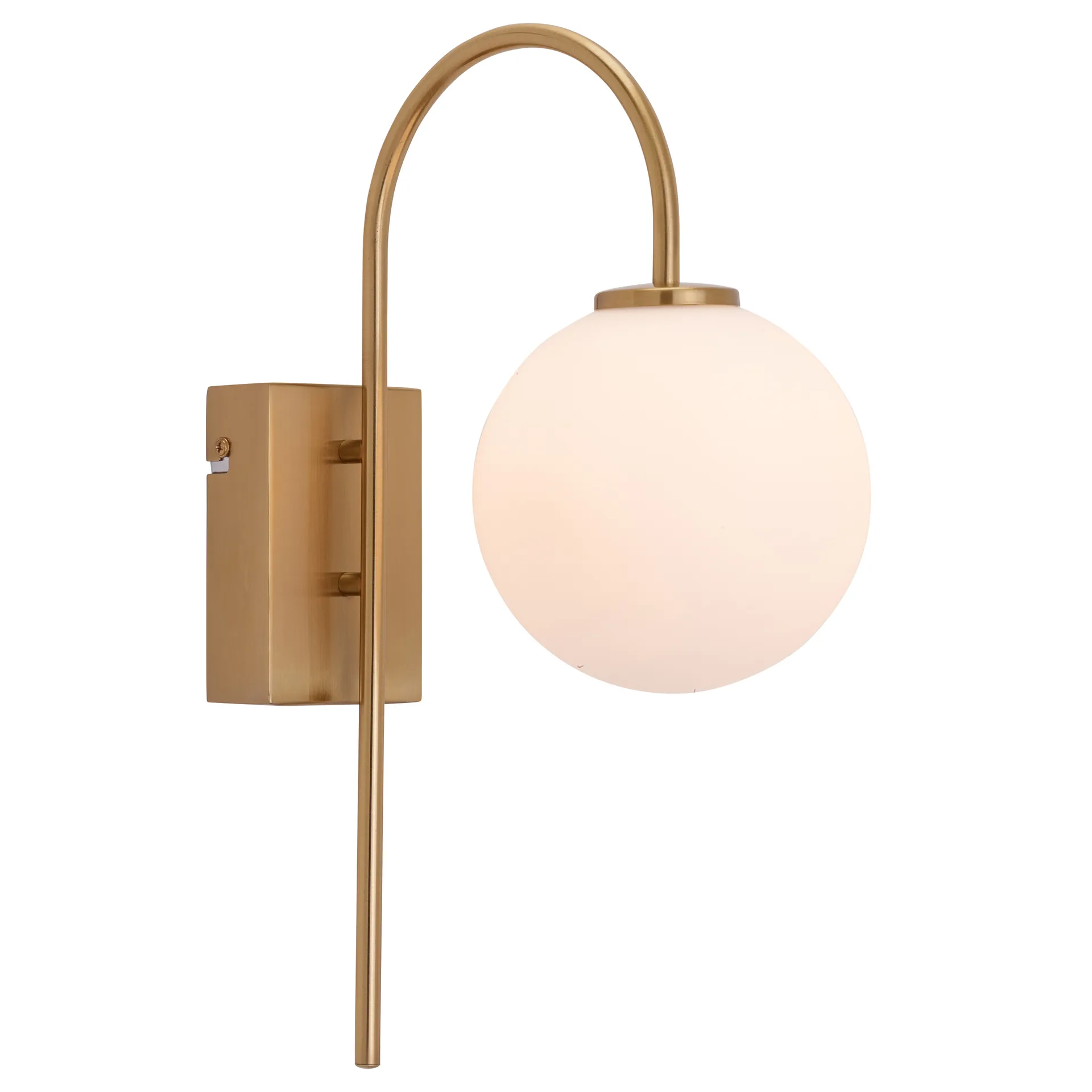 Lampe murale Ballon Ø 45 cm, laiton Herstal