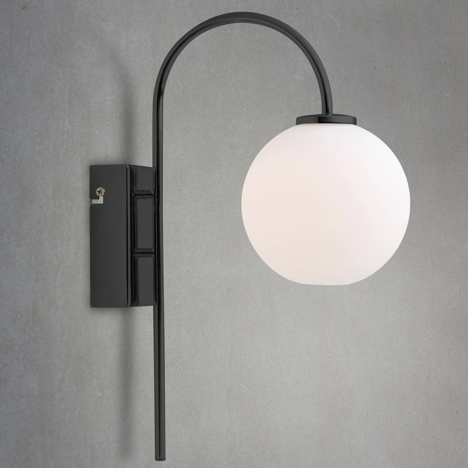 Lampe murale Ballon Ø 45 cm, noir Herstal
