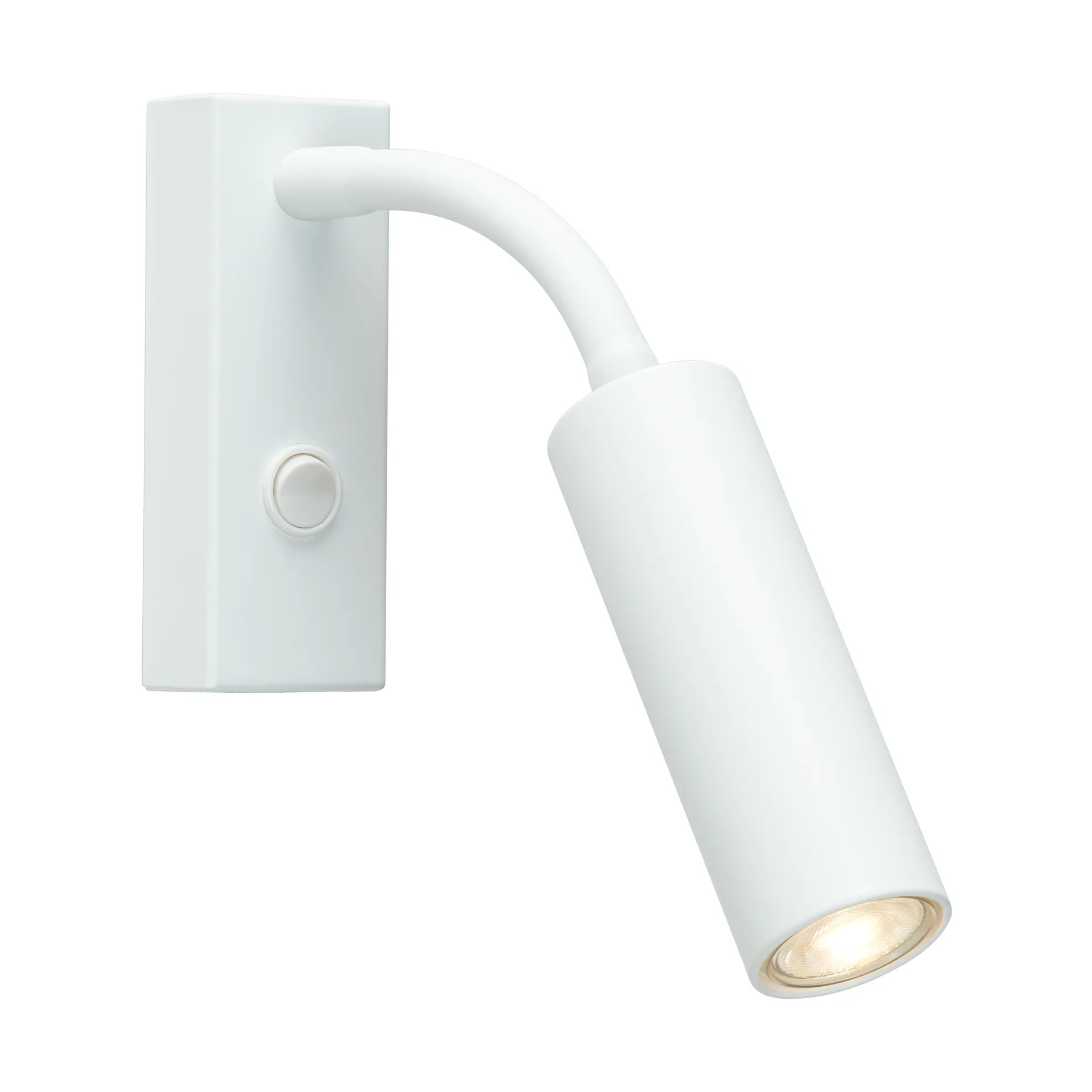 Lampe murale Pipeline, Blanc mat, flex Herstal