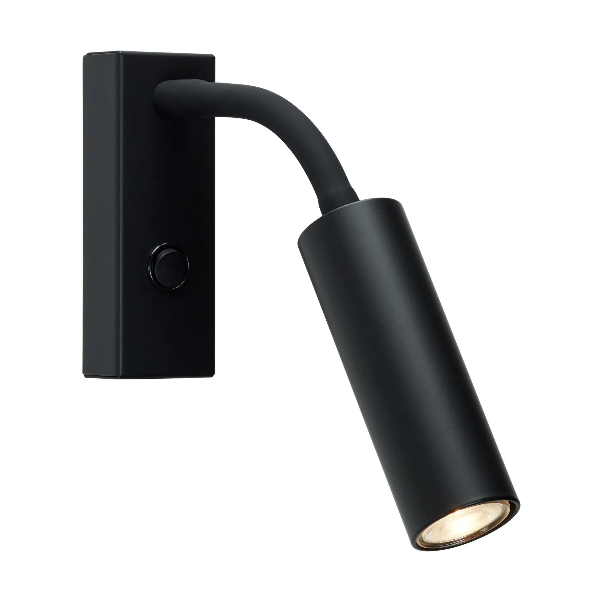 Lampe murale Pipeline, Noir mat, flex Herstal