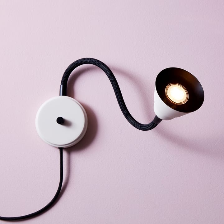 Lampe murale Relief, Blanc perle Herstal