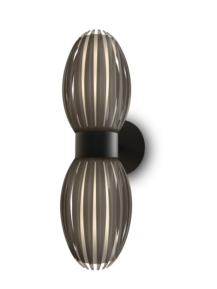 Lampe murale Tentacle duo 34 cm - Noir-fumée - Herstal