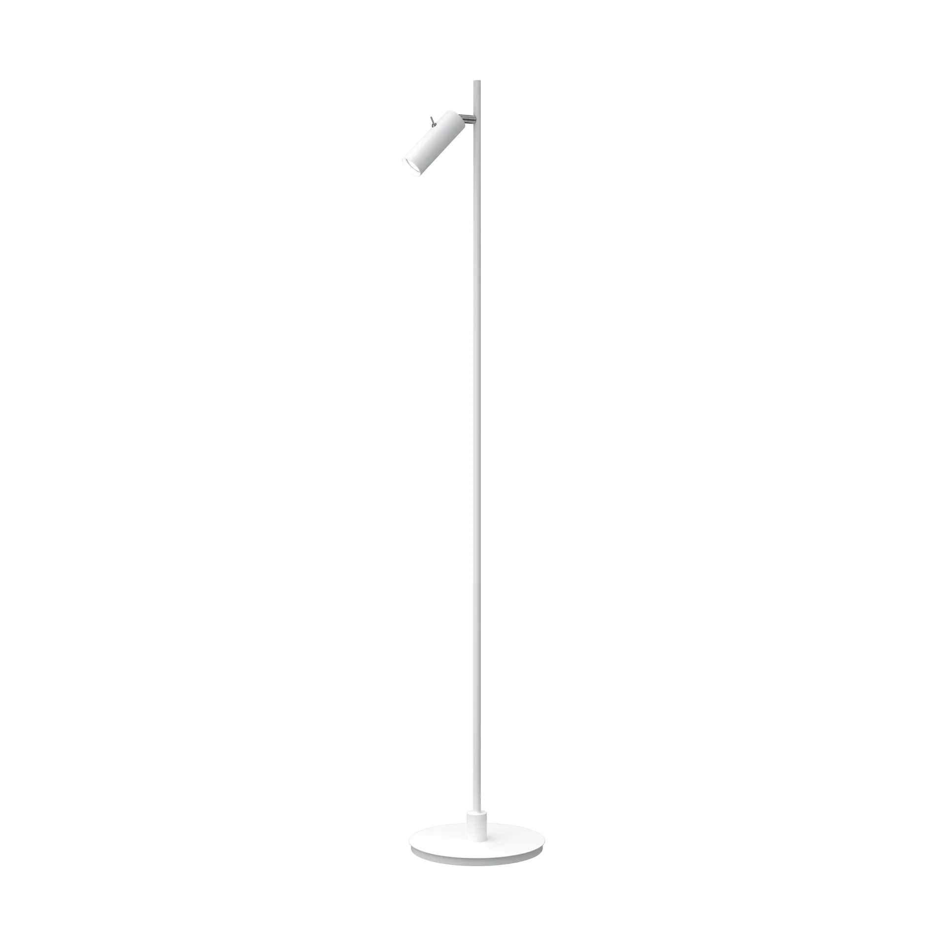 Lampe sur pied Pipeline, Blanc mat Herstal