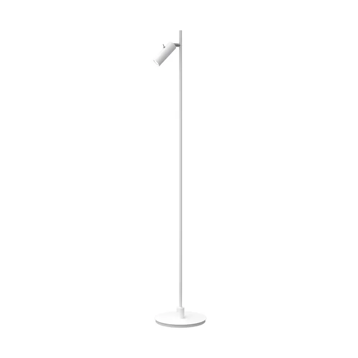 Lampe sur pied Pipeline - Blanc mat - Herstal