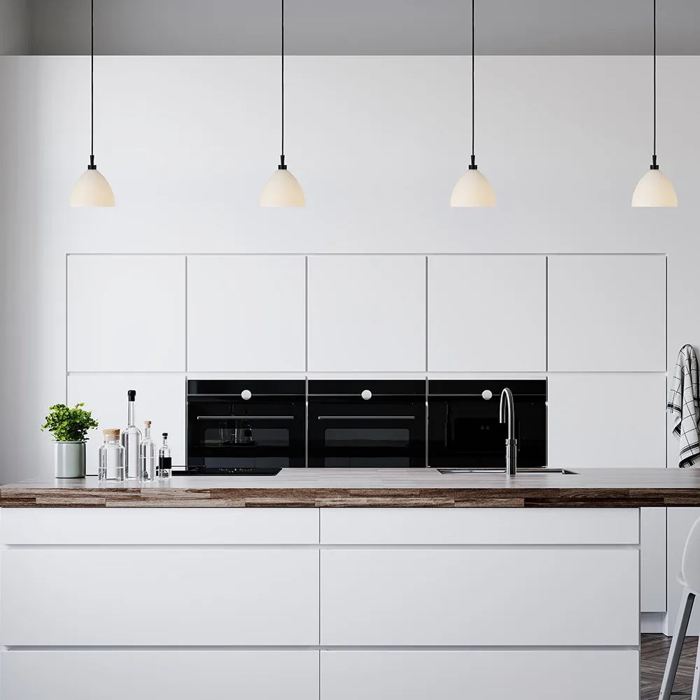 Plafonnier Mega Dove Ø16 cm, Noir Herstal