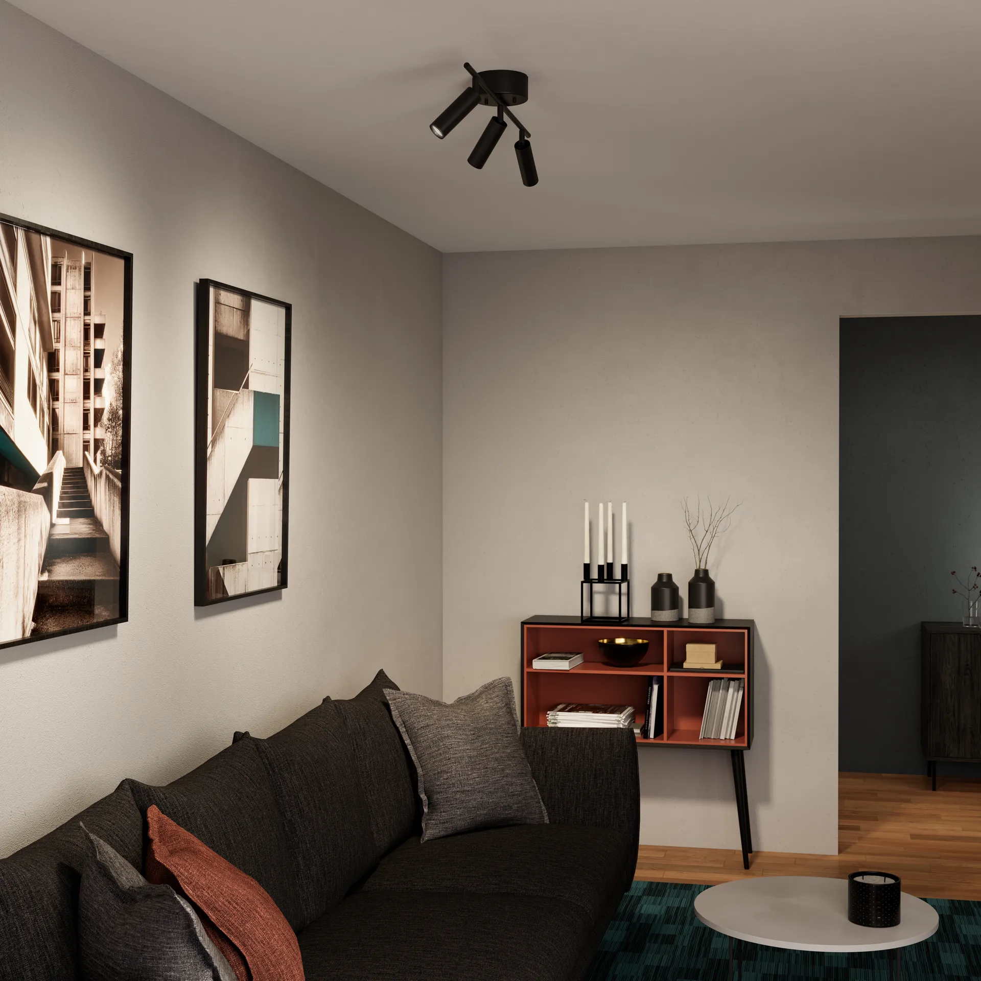 Rail Pipeline 3, Noir mat Herstal