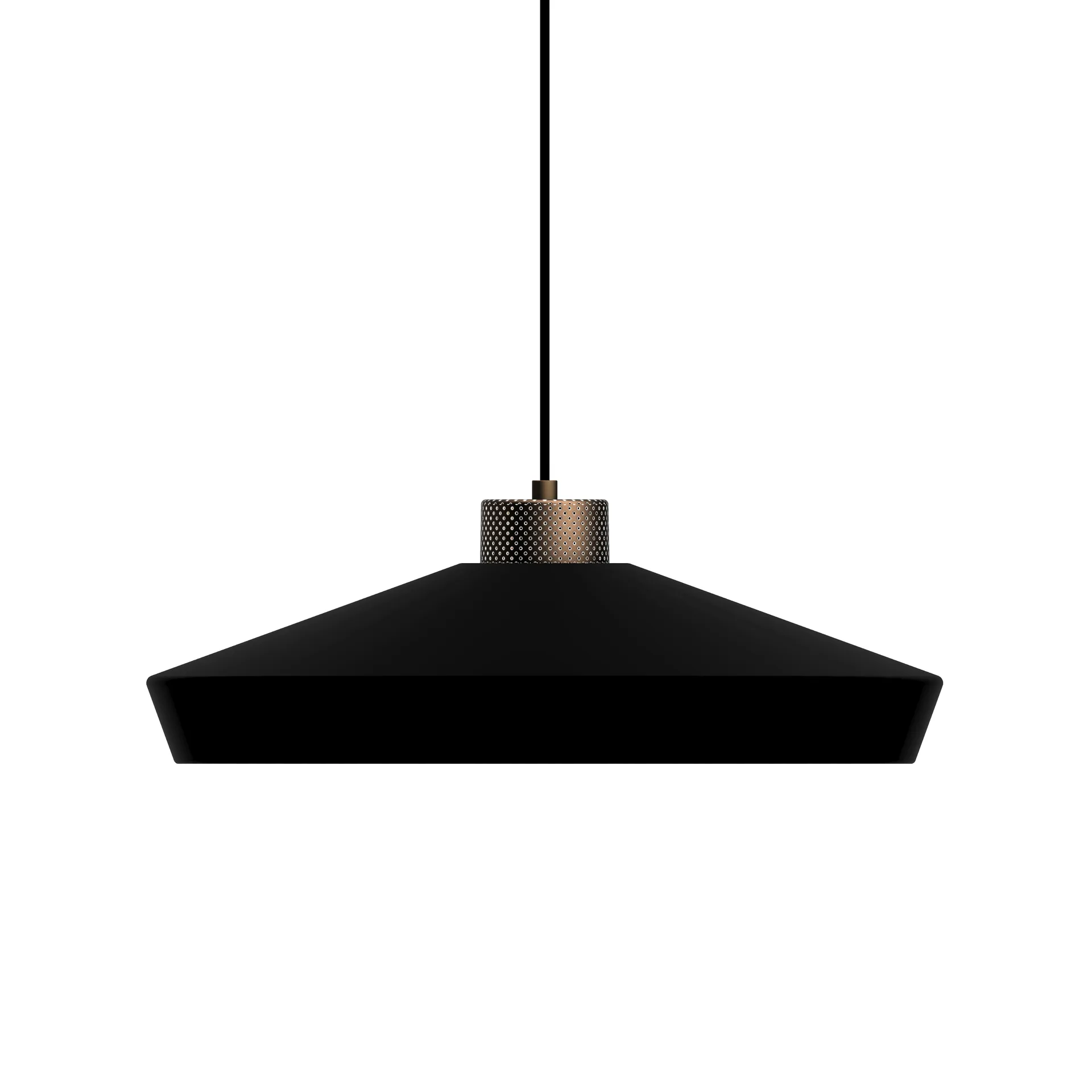 Suspension Edge large, Noir mat-bronze Herstal