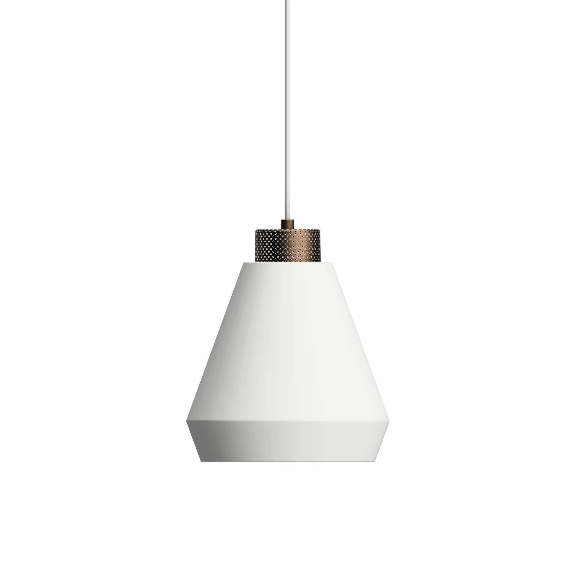 Suspension Edge moyen, Blanc mat-bronze Herstal
