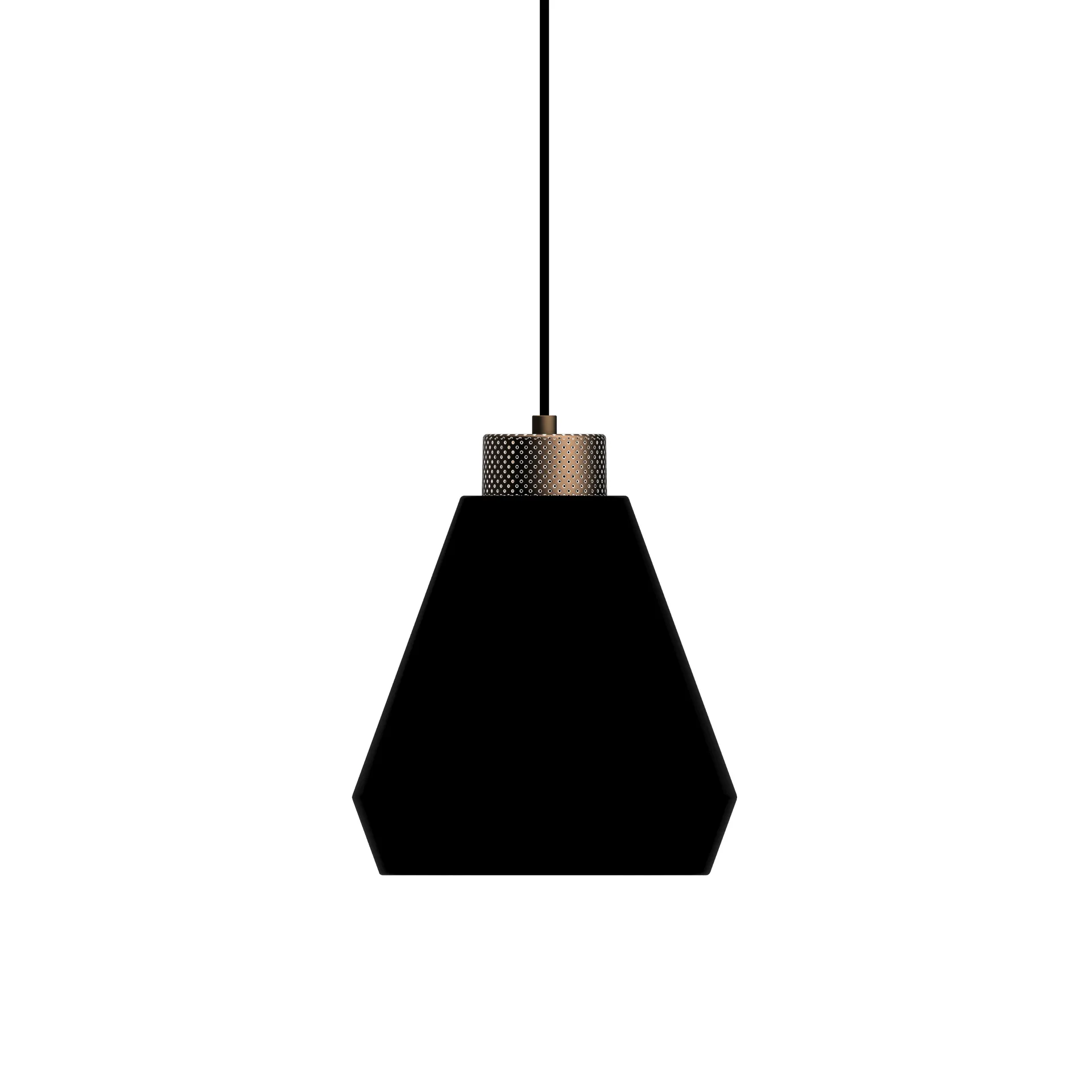 Suspension Edge moyen, Noir mat-bronze Herstal