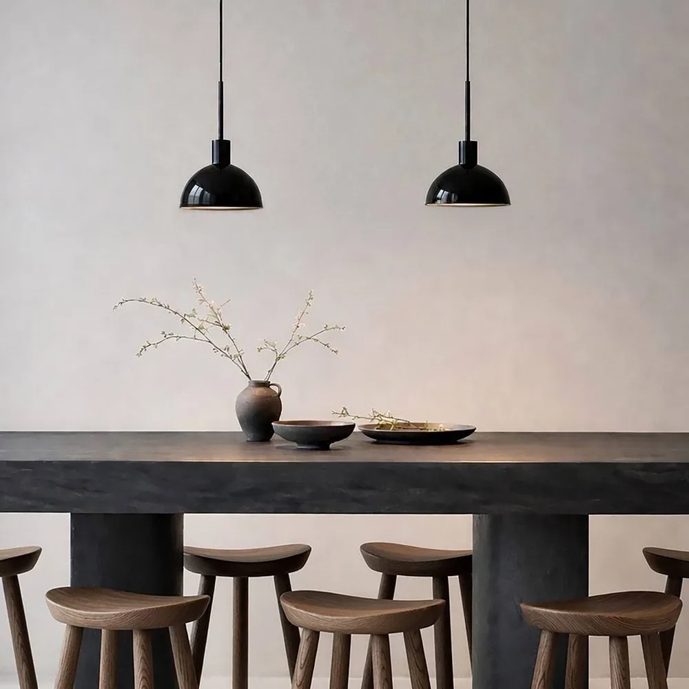 Suspension Vienda, Noir brillant Herstal