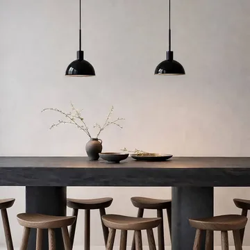 Suspension Vienda - Noir brillant - Herstal