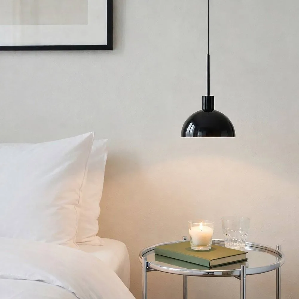 Suspension Vienda, Noir brillant Herstal