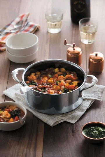 Cocotte avec couvercle Hestan Nanobond 7,6 L - Acier inoxydable - Hestan