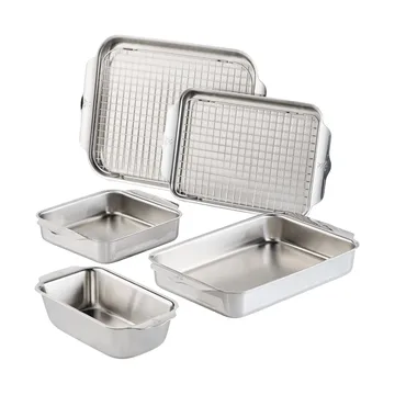 Hestan Ovenbond essential ensemble pour four - Acier inoxydable, 7 pièces - Hestan