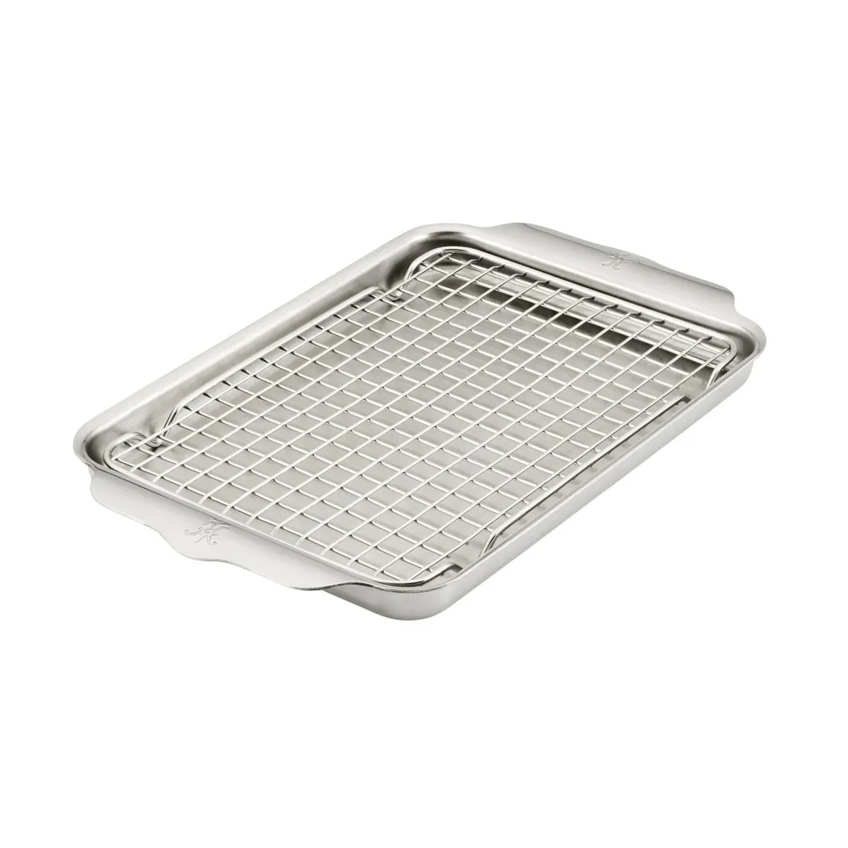 Hestan OvenBond sauteuse en acier inoxydable avec grille de four, Acier inoxydable, 24x39 cm Hestan