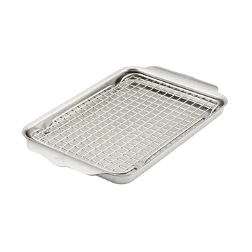 Hestan OvenBond sauteuse en acier inoxydable avec grille de four - Acier inoxydable, 24x39 cm - Hestan