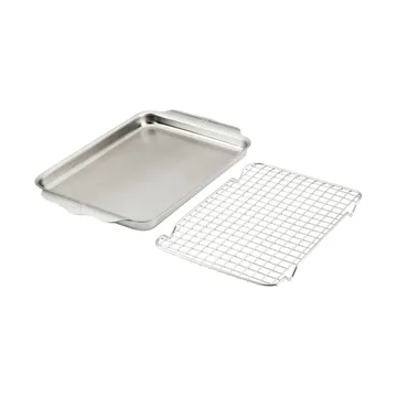 Hestan OvenBond sauteuse en acier inoxydable avec grille de four - Acier inoxydable, 24x39 cm - Hestan