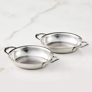 Hestan Provisions plat à gratin ovale - Mini, ouvert, lot de 2, 17 cm - Hestan
