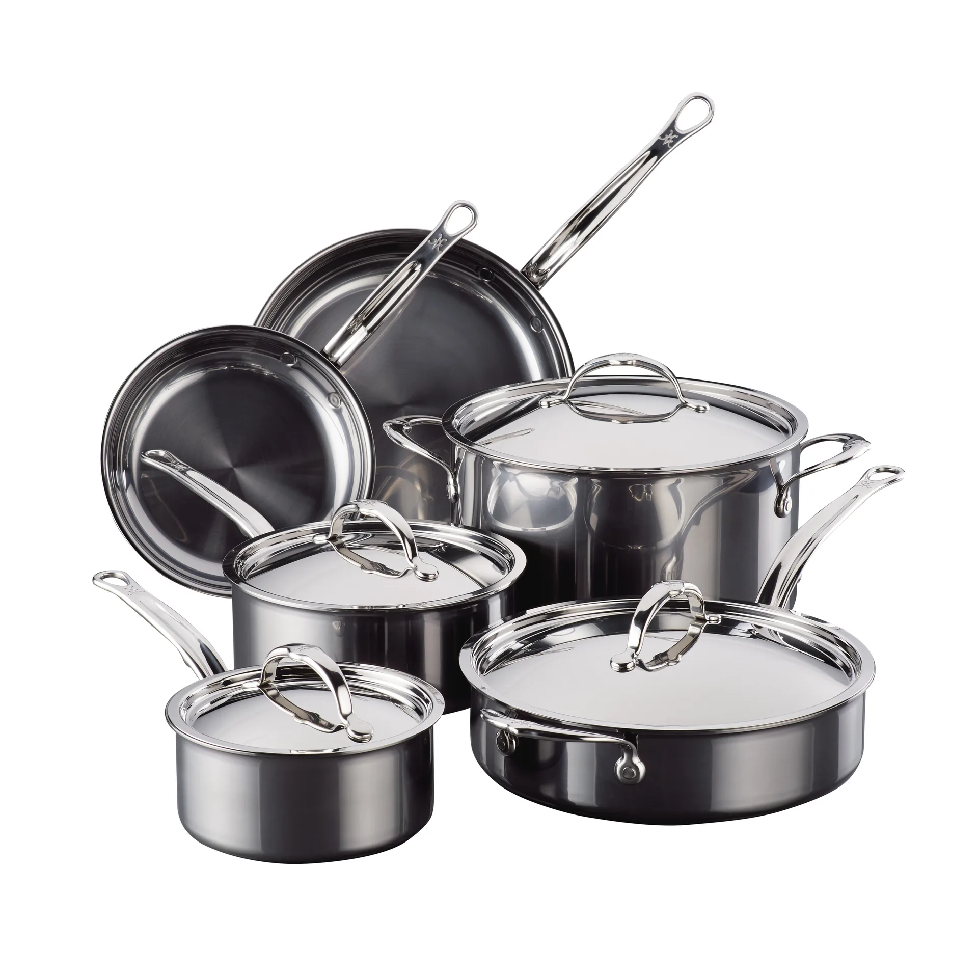 Set de casseroles et poêles Hestan Nanobond, 10 pièces Hestan