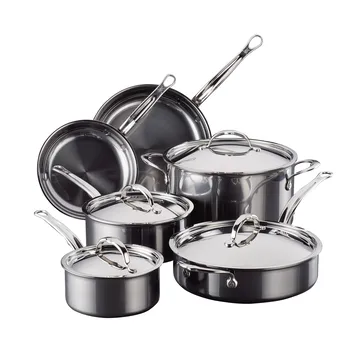 Set de casseroles et poêles Hestan Nanobond - 10 pièces - Hestan