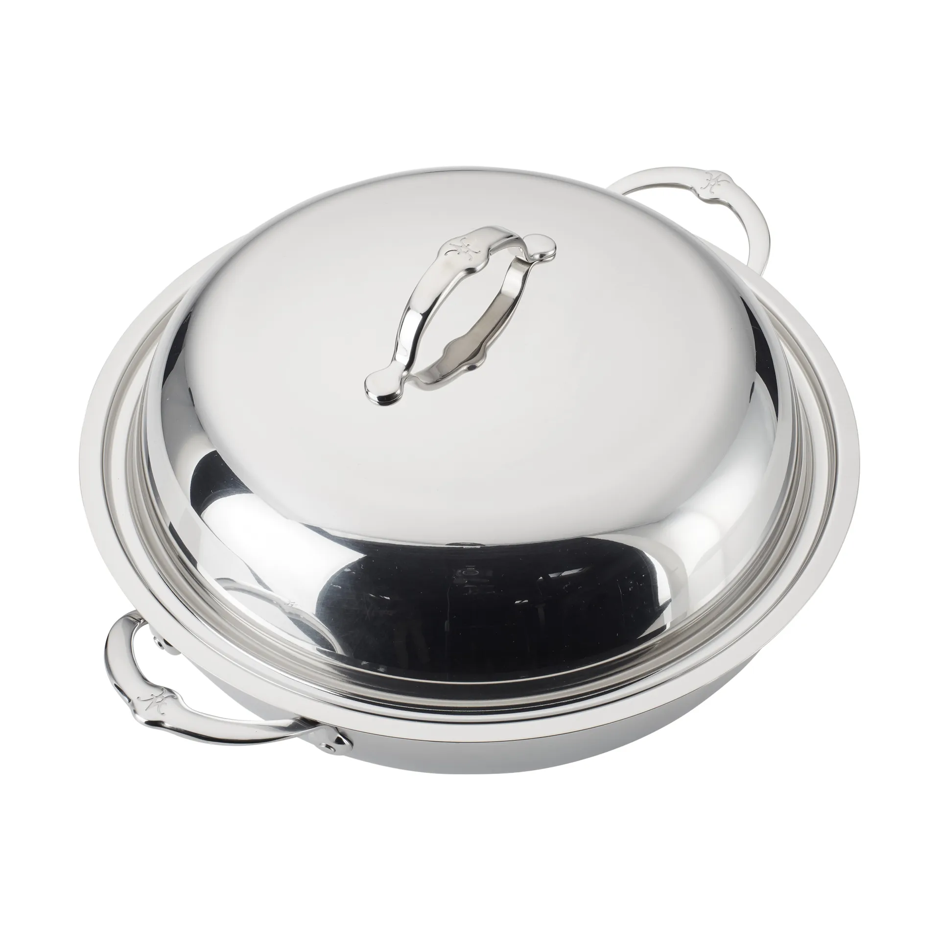 Wok avec couvercle Hestan Probond 36 cm, Acier inoxydable Hestan