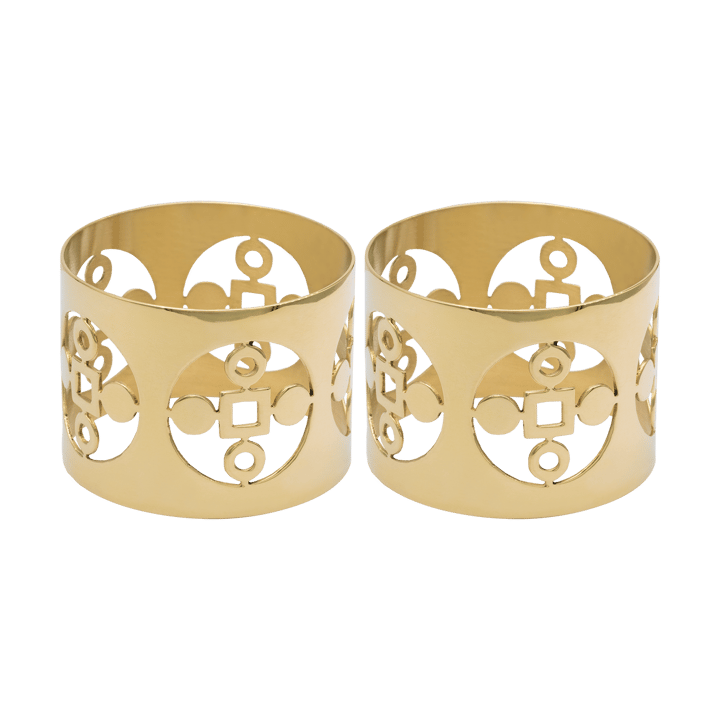 Anima Gemella anneaux de serviette - lot de 2 - Laiton - Hilke Collection