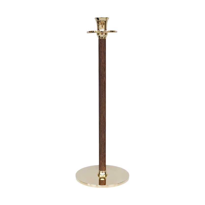 Hilke Collection Bougeoir Alto Basso 30 cm Laiton
