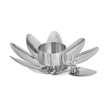 Bougeoir Hilke X Mumin Lilla My - Laiton nickelé - Hilke Collection