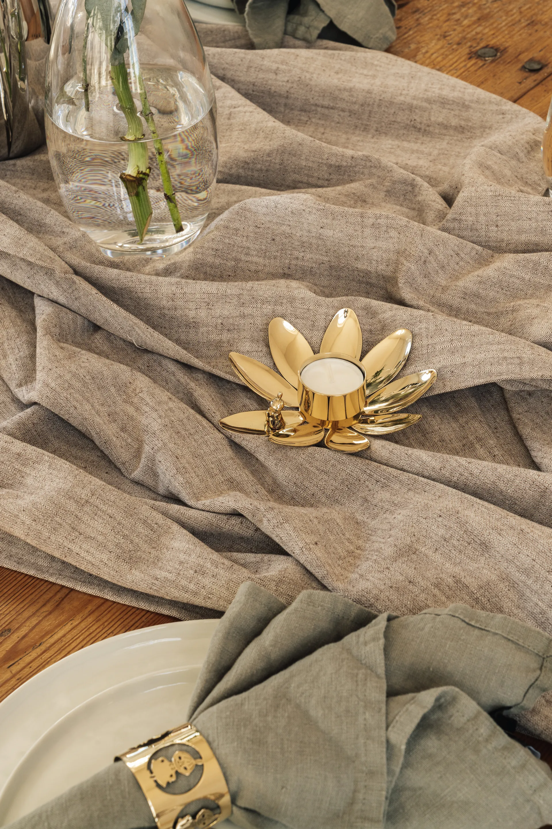 Bougeoir Hilke X Mumin Lilla My, Laiton Hilke Collection