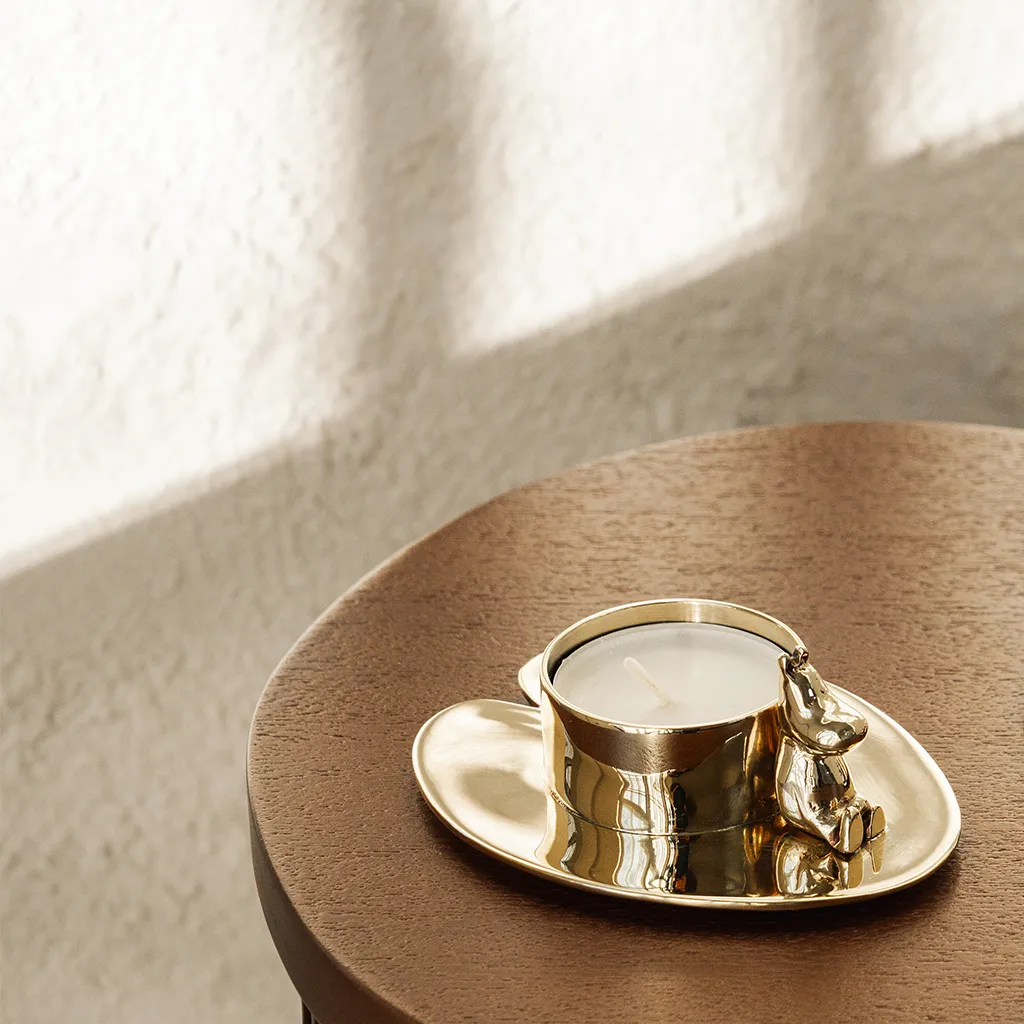 Bougeoir Hilke X Mumin No.3, Laiton Hilke Collection