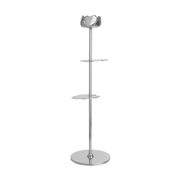 Bougeoir Ninfea Alta 40 cm - Laiton nickelé - Hilke Collection