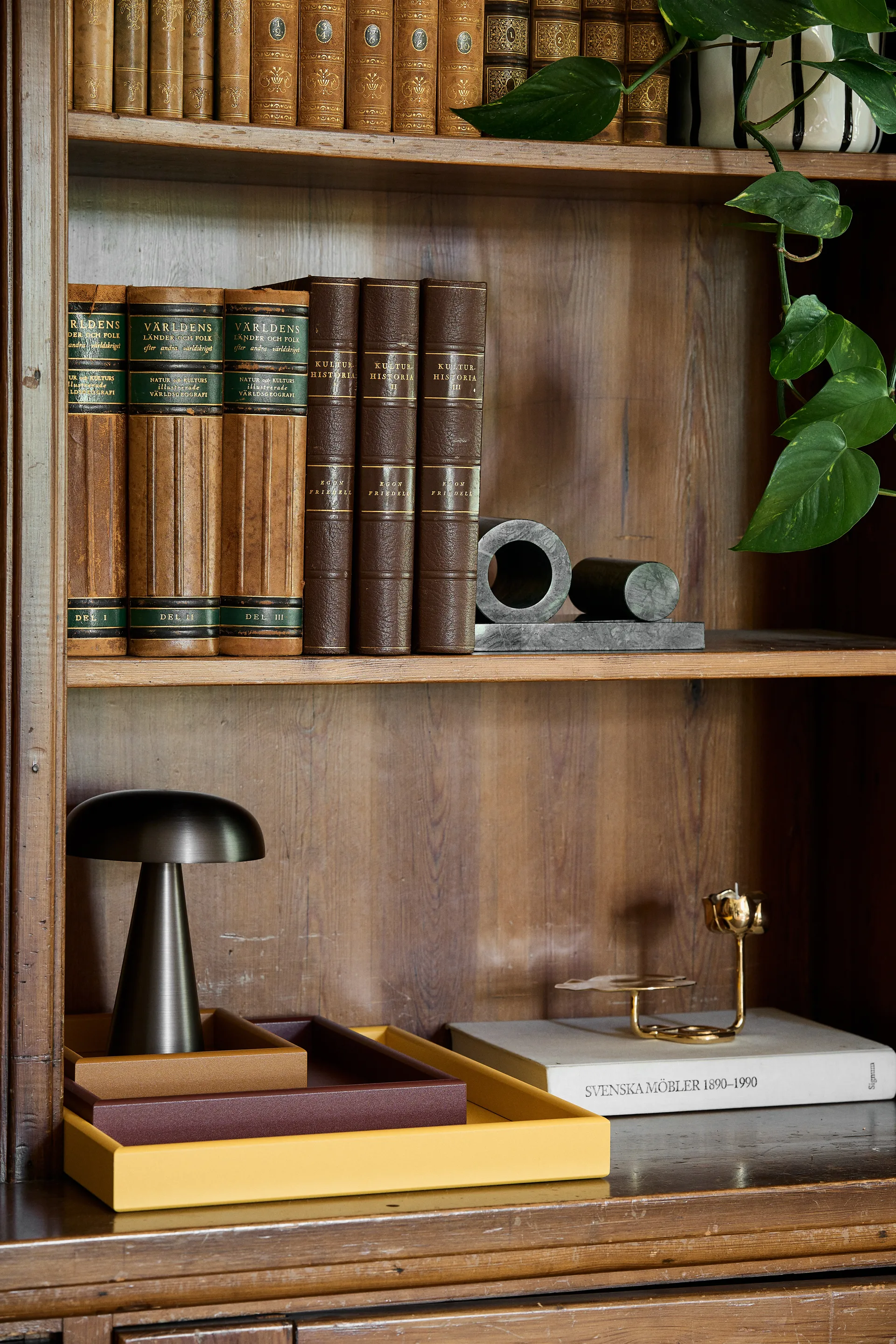 Bougeoir Ninfea No.1, Laiton Hilke Collection