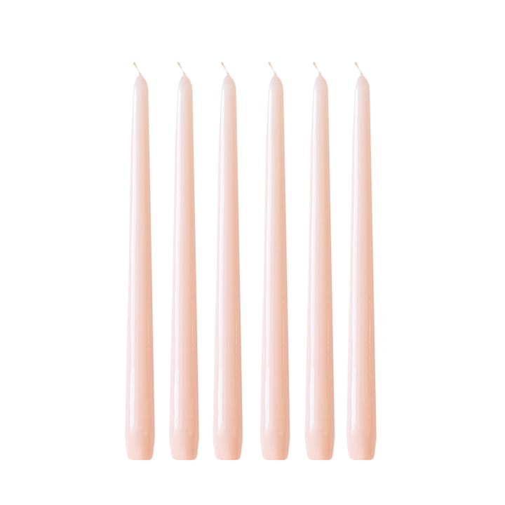 Bougies Herrgård 30 cm lot de 6 - Rose brillant - Hilke Collection