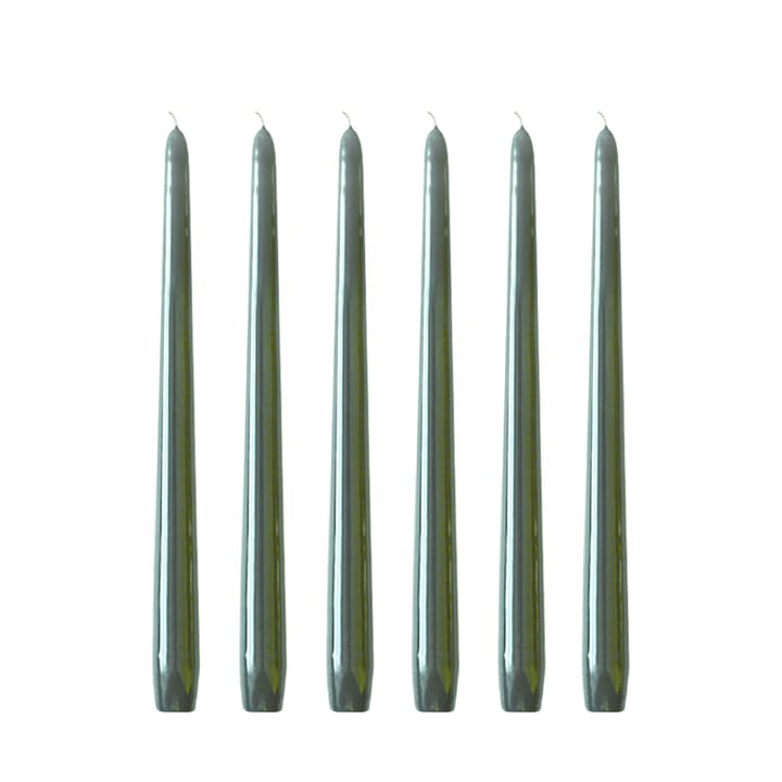 Bougies Herrgård 30 cm lot de 6 - Vert antique - Hilke Collection