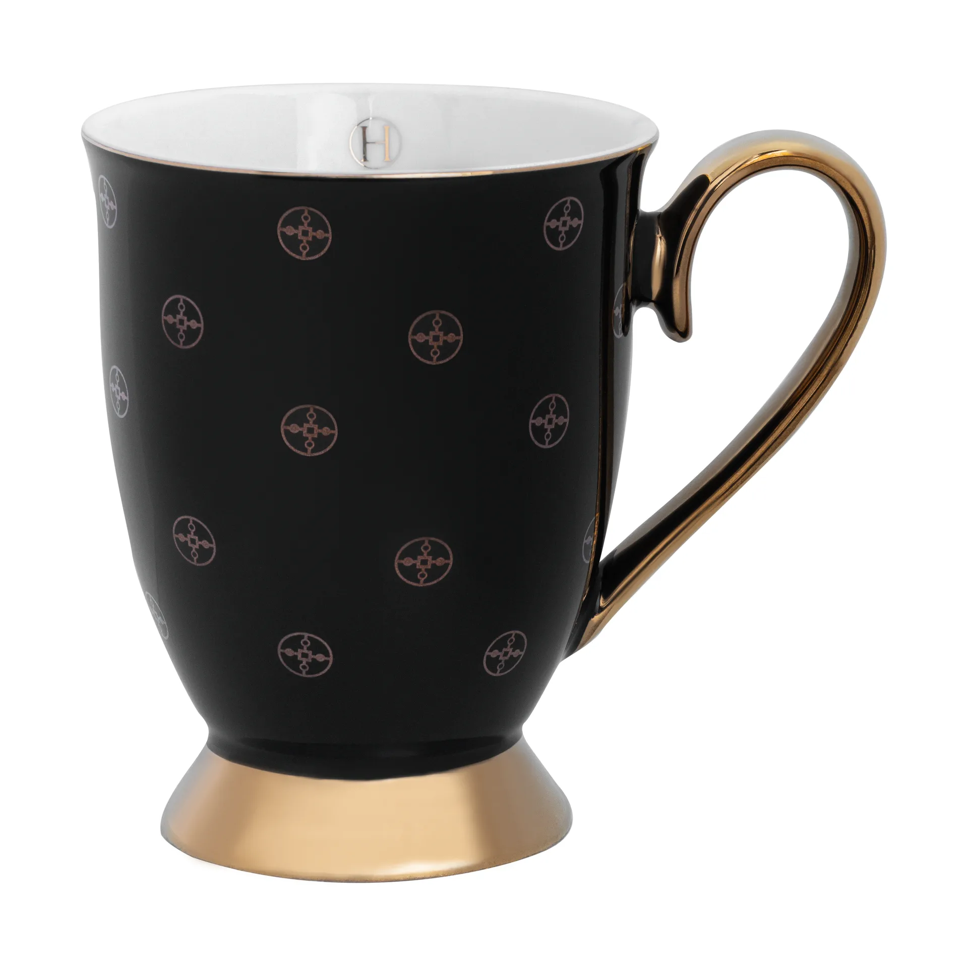 Mug Anima Gemella Nero 28 cl, Noir Hilke Collection