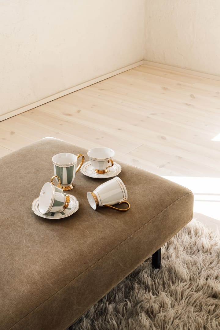 Mug Strisce Salvia, 28 cl Hilke Collection