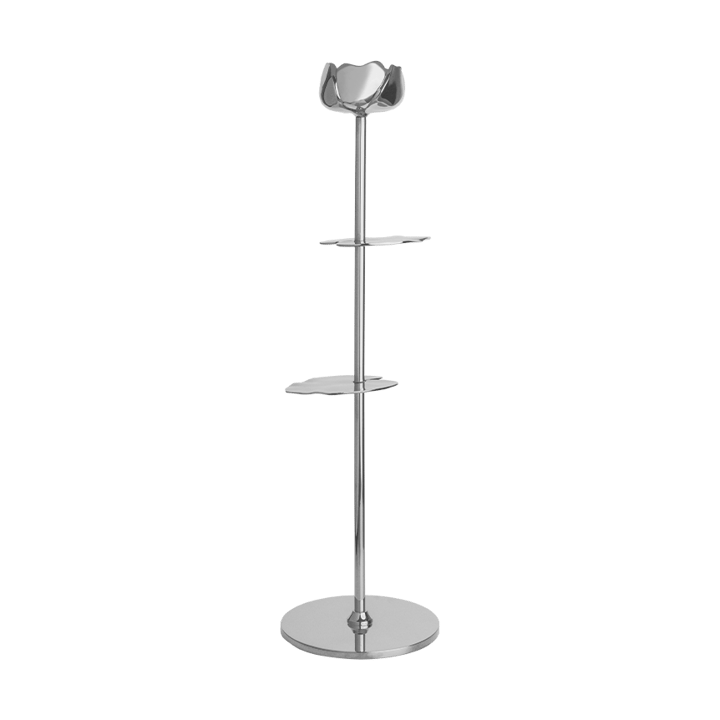 Ninfea Alta bougeoir 35 cm - Laiton nickelé - Hilke Collection