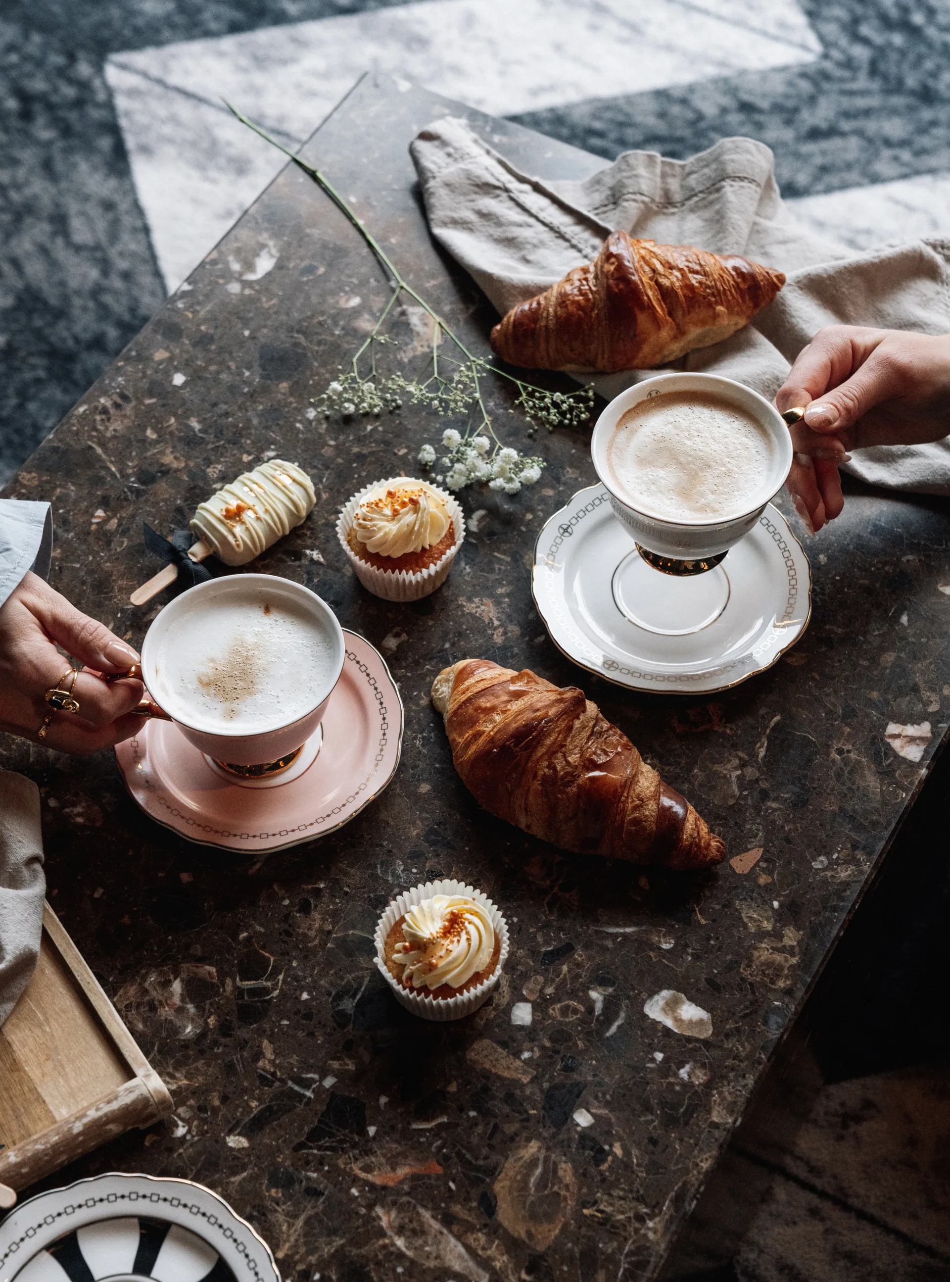 Tasse avec soucoupe Anima Cielo, 22 cl Hilke Collection