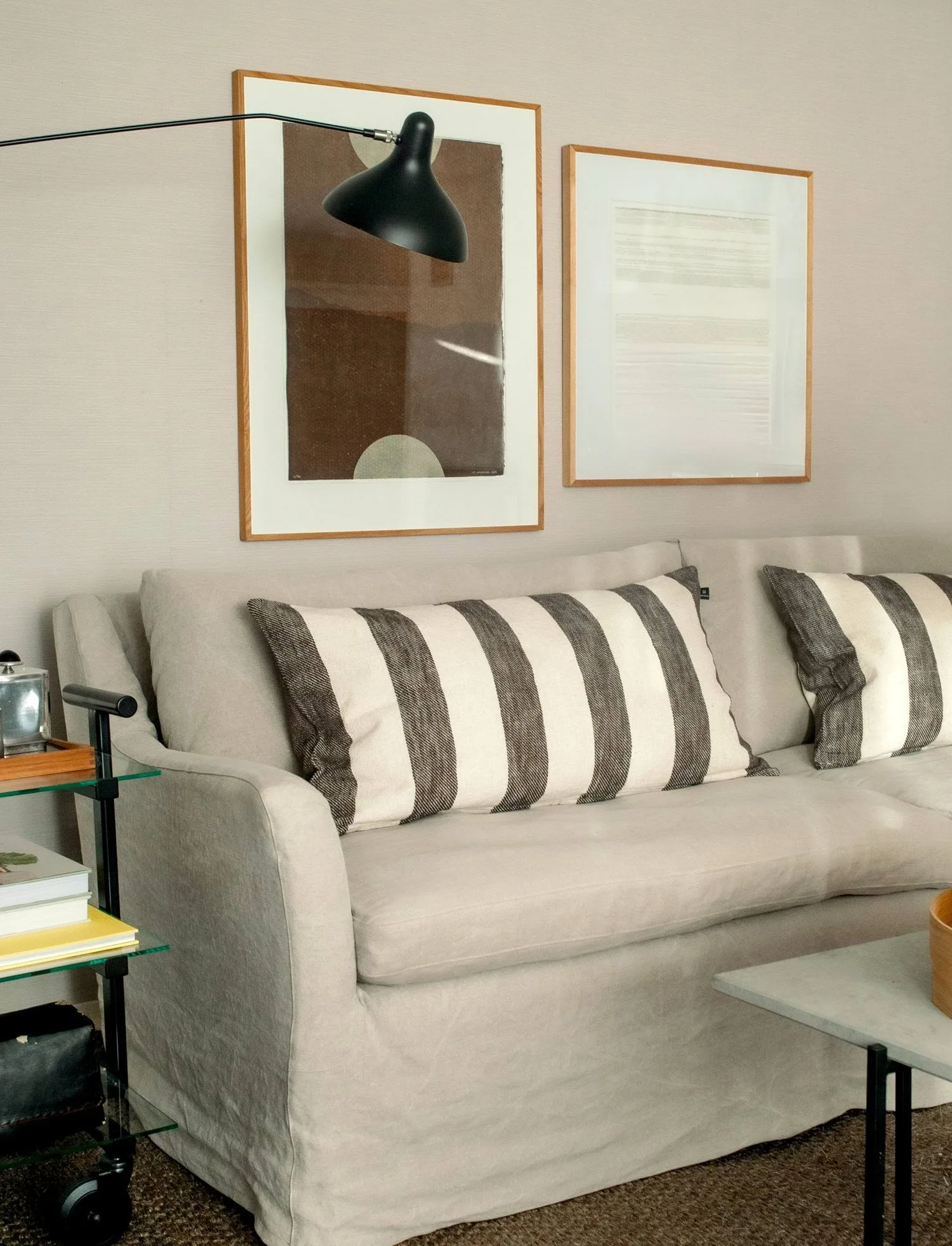 Aberdeen housse de coussin, Chocolate, 50x90 cm Himla
