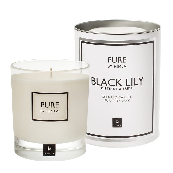 Bougie parfumée Pure 200 g - Black Lily - Himla