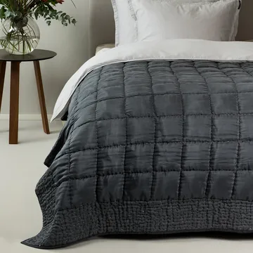 Couvre-lit Delia anthracite - 160x240 cm - Himla