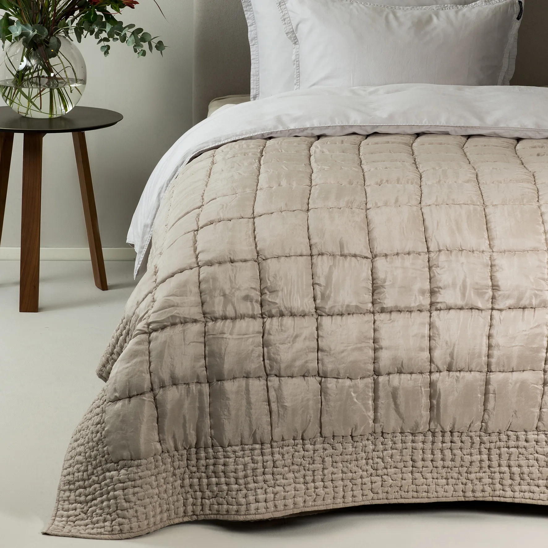 Couvre-lit Delia champagne, 160x240 cm Himla