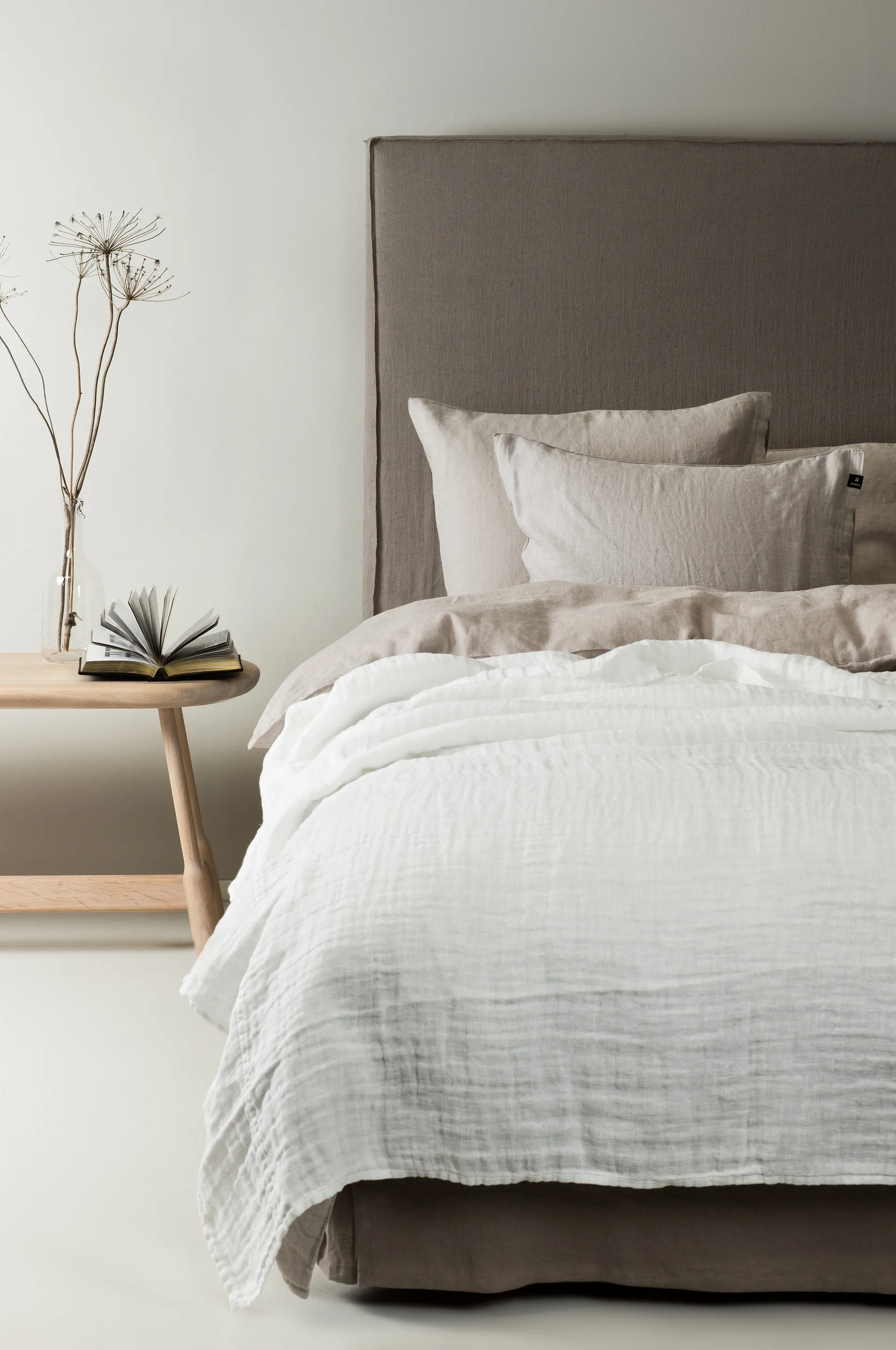 Couvre-lit Hannelin blanc, 160x260 cm Himla