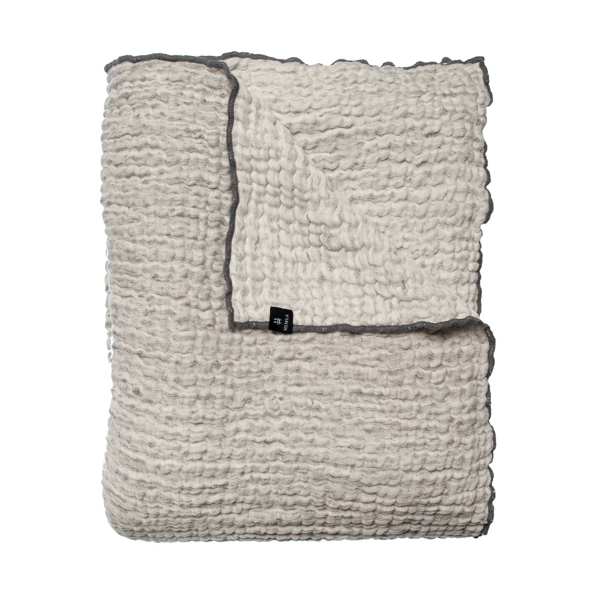 Himla Couvre-lit Pauline 160x260 cm Shadow | Design Scandinave | Couvre-lits | Gris