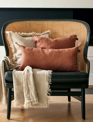 Housse de coussin Sunshine à pompon 30x60 cm - Grounded - Himla