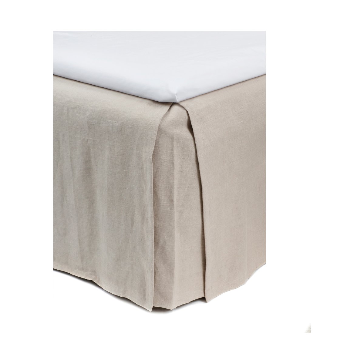 Himla Jupe de lit Miramar 160x220x52 Grège | Design Scandinave | Tours de lits | Beige