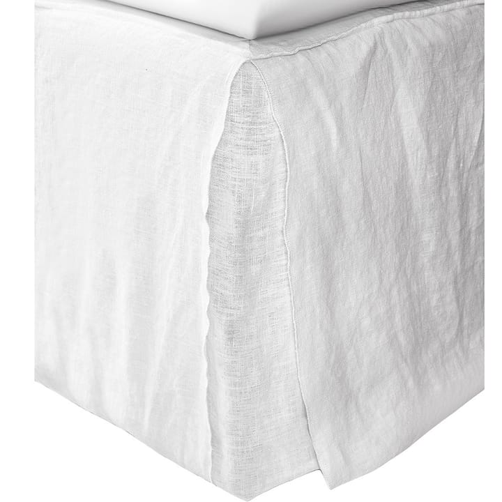 Jupe de lit pour lit simple Mira blanc - 42 cm - Himla